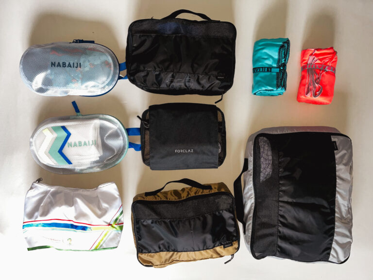 Contenu sac à dos long voyage